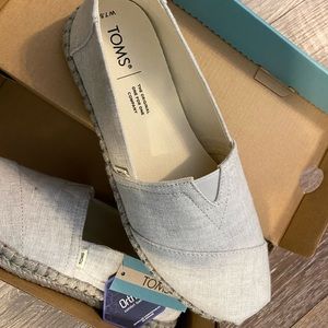 Women's Toms - Sz. 7.5 -  Alpargata Rope - Drizzle Grey